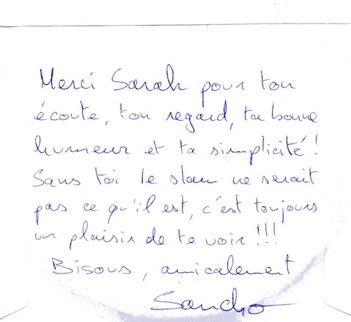 Dédicace Sancho